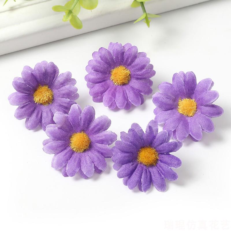 Mori Sonnenblume & Chrysantheme Seidenblumen für Foto-Requisiten & DIY-Bastelarbeiten