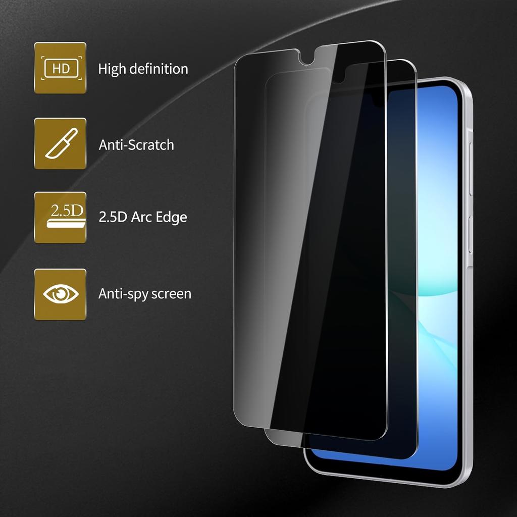 2pcs Anti-spy Clear Tempered Glass For Redmi Note 14 13 12S 12 Pro Privacy Screen Protector For XiaoMi Redmi 15 15C 14C 13 13C 12 12C A3 A4 A5 4G 5G