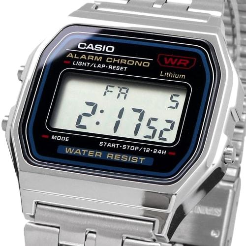 Casio CASIO Standardní digitální hodinky Quartz A159WA-N1 pánské levné Casio Silver zámořský model