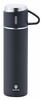 Kakusei Water Bottle, Mug with Cup, 6.7cm X 9.9cm X 24.5cm, 450ml, Double-Layered Vacuum Insulation, Hot/Cold Insulation, Cococafe CC-23