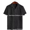 Men's Mesh Hollow-Out Short Sleeve Casual Button Shirt - Summer See-Through Twist Design