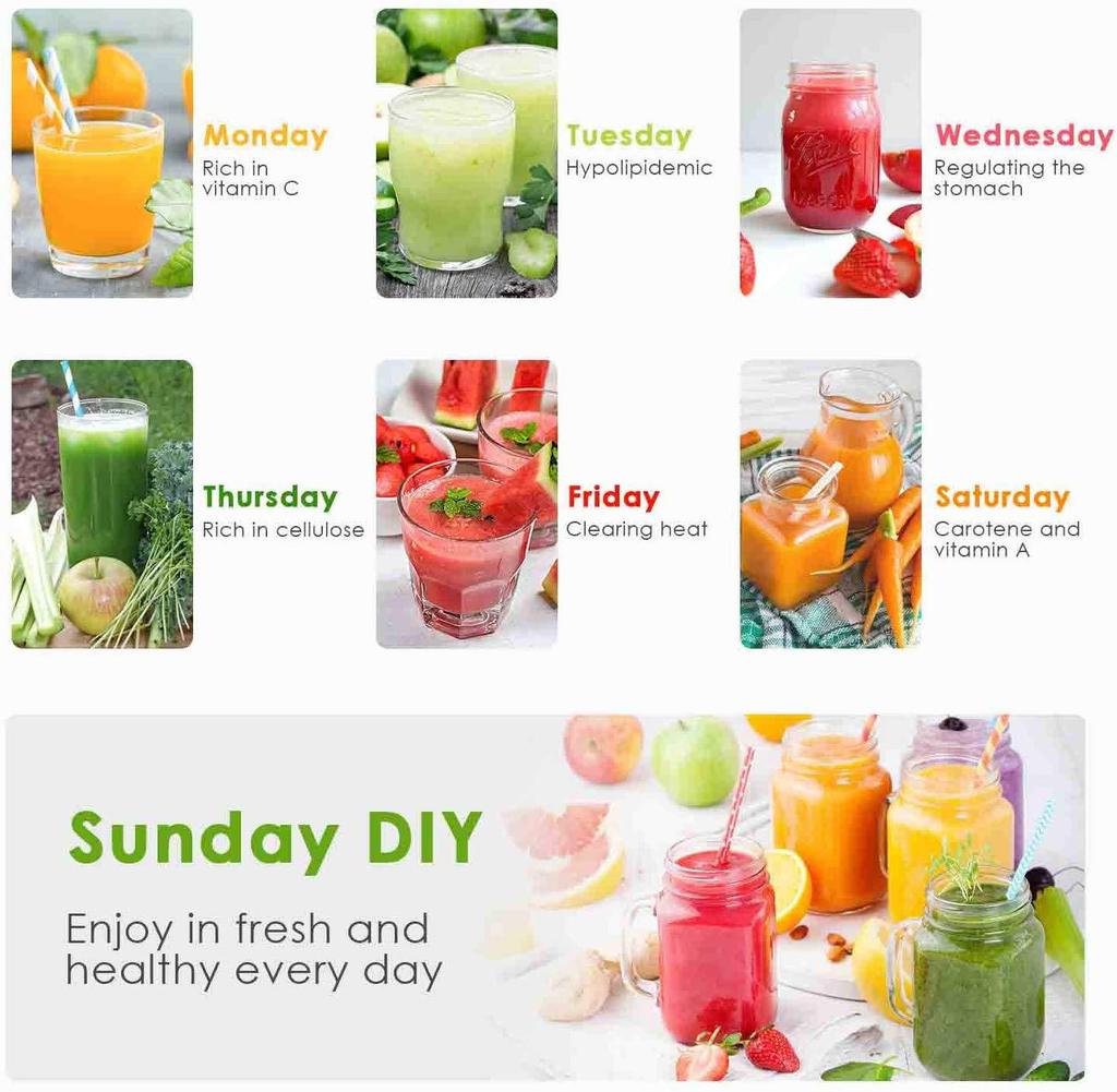 Multi-functional Juice Extractors Automatic Fruit and Vegetable Juicer Juice Residue Separation Machine Mini Small Original Cup