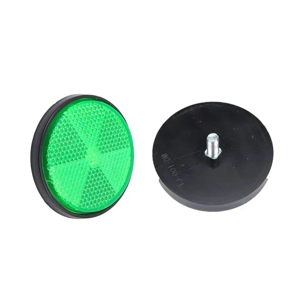 Motorcycle Circular Reflector Electric Vehicle Bicycle Waterproof Dustproof Night Warning Reflector 6mm Hexagonal Screw Fixation