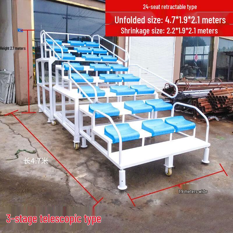 Retractable Stadium Grandstand Referee & Timing Stand