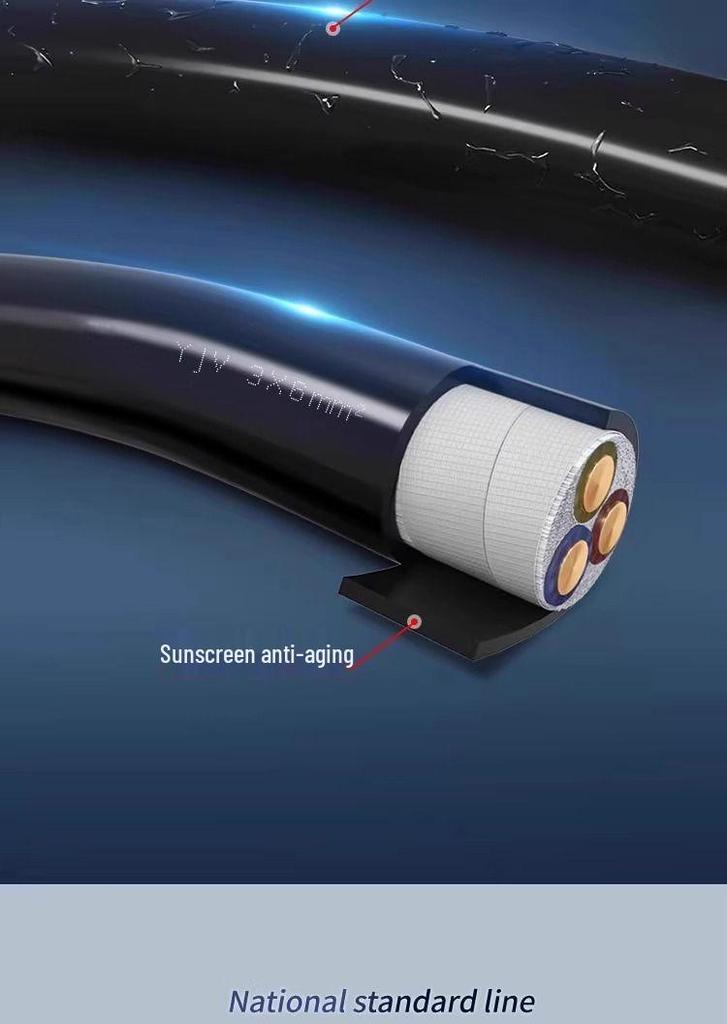 YJV Pure Copper Core Charging Pile Cable with 2-5 Cores and 1.5-10 Sq Mm Sizes