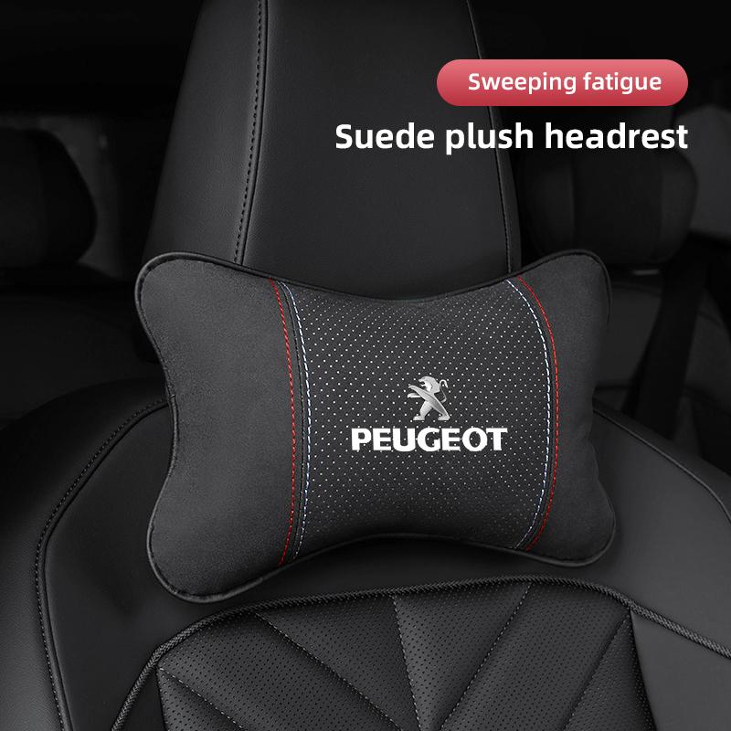 Car Headrest/Lumbar Support Car Neck Pillow Waist Cushion For Peugeot 508 607 406 407 307 206 301 408 208 3008 308 2008 207 107