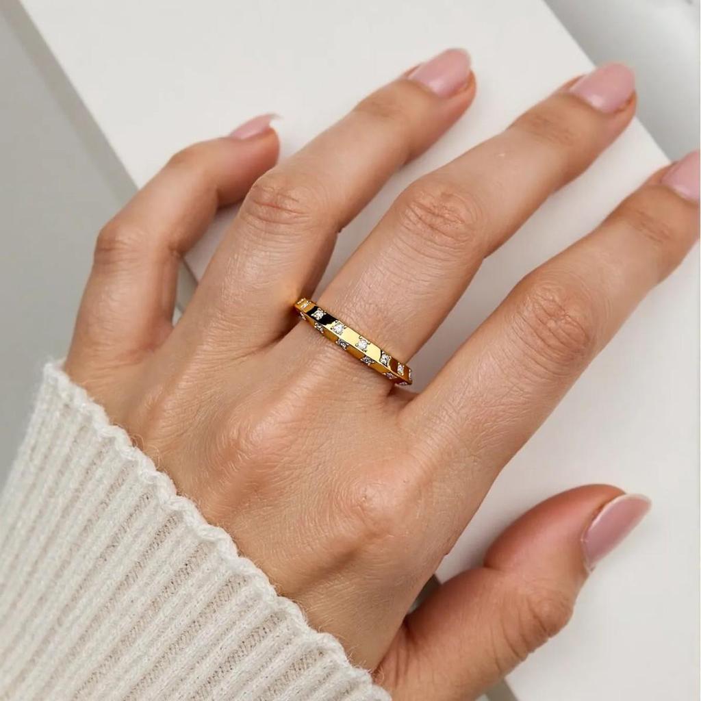 S925 Sterling Silver UFO Ring - Women's Japanese & Korean Fashion with Hot Style Personality and Diamond Accent