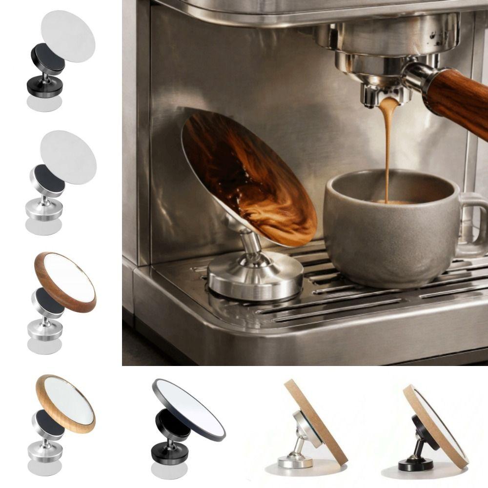 Mini Espresso Extraction Mirror 360° Rotation Bottomless Portafilter Lens Coffee Shot Mirror Cafe