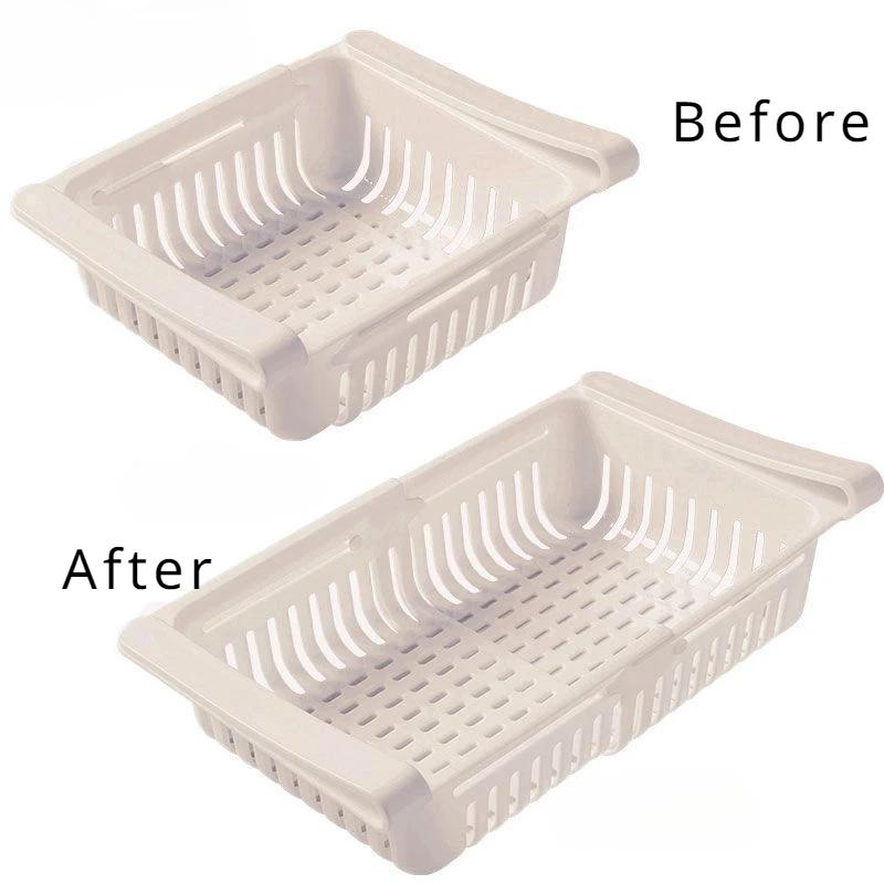 Fridge Organizer Storage Box Refrigerator Drawer Plastic Storage Container Shelf Fruit Egg Food Storage Box Kitchen Accessories