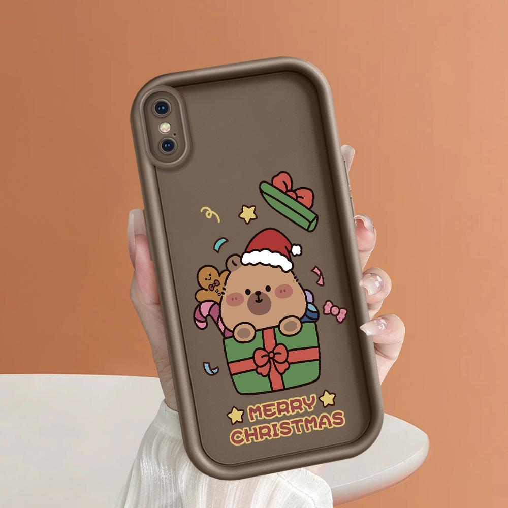 Cute KAPIBARA Soft Phone Casing for Realme OPPO Reno VIVO Infinix Tecno Oneplus Full Cover Camera Shockproof Protection Rubber Case Cover