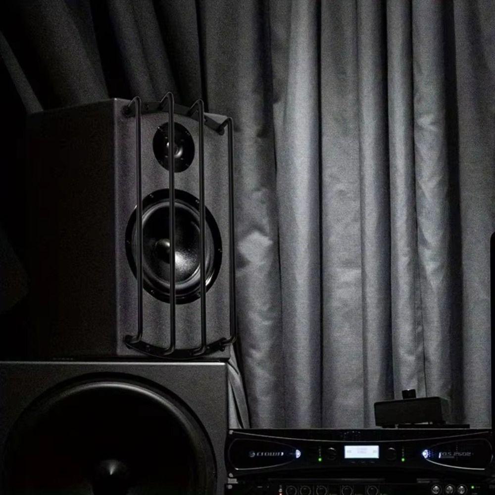 4 Bars Metal Subwoofer Grille Rounded Edges Car Subwoofer Bar Guard  Speaker Horn Protection