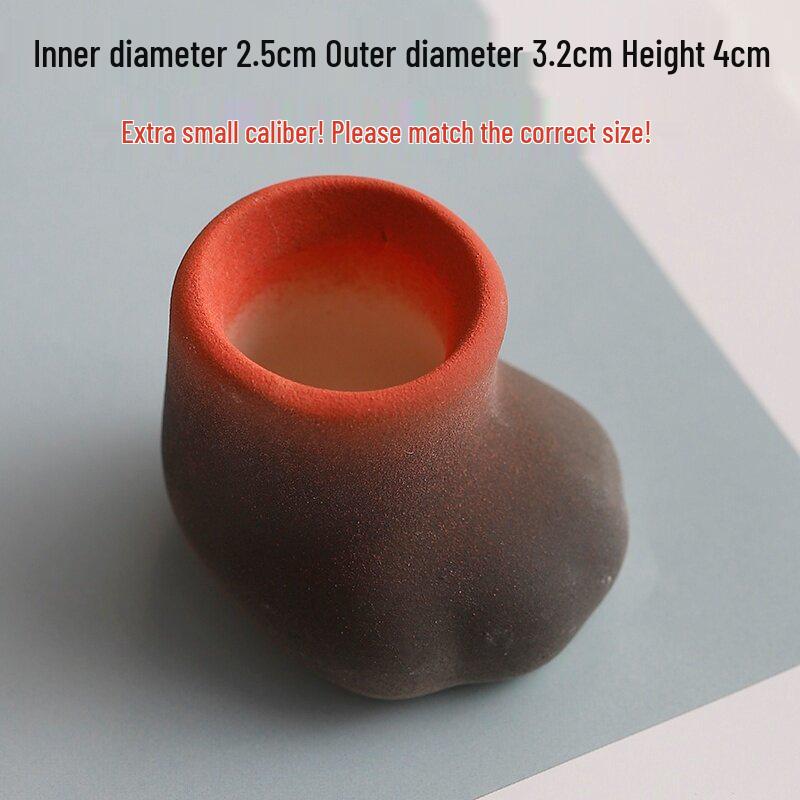 Handmade Ceramic Wave-Opening Succulent Pot for Desktop Decor