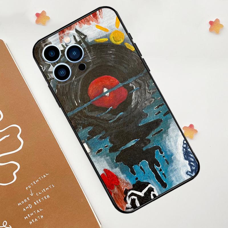 Graffiti Phone Case For iPhone 17 Pro Max 14 11 15 16 Pro Max 13 12 mini 16 Plus 16e 17 Air Funda