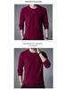 Woodpecker Men's Double-Brushed Long Sleeve Semi-High Collar Top for Autumn/Spring