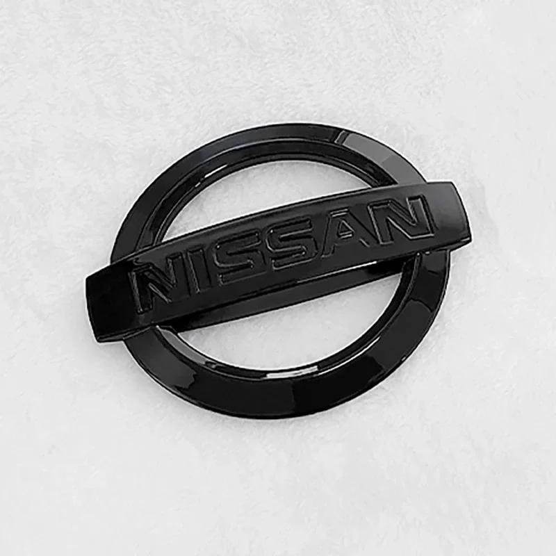 CGRQTB1 ABS Car Front Grille Tail Logo Emblem Rear Sticker Badge Nissan 350Z Qashqai Sylphy X-Trail 370Z Altima Juke Kicks Micra NV200