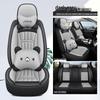 Universal All-Season Leather Car Seat Cover for Five-Seater Vehicles