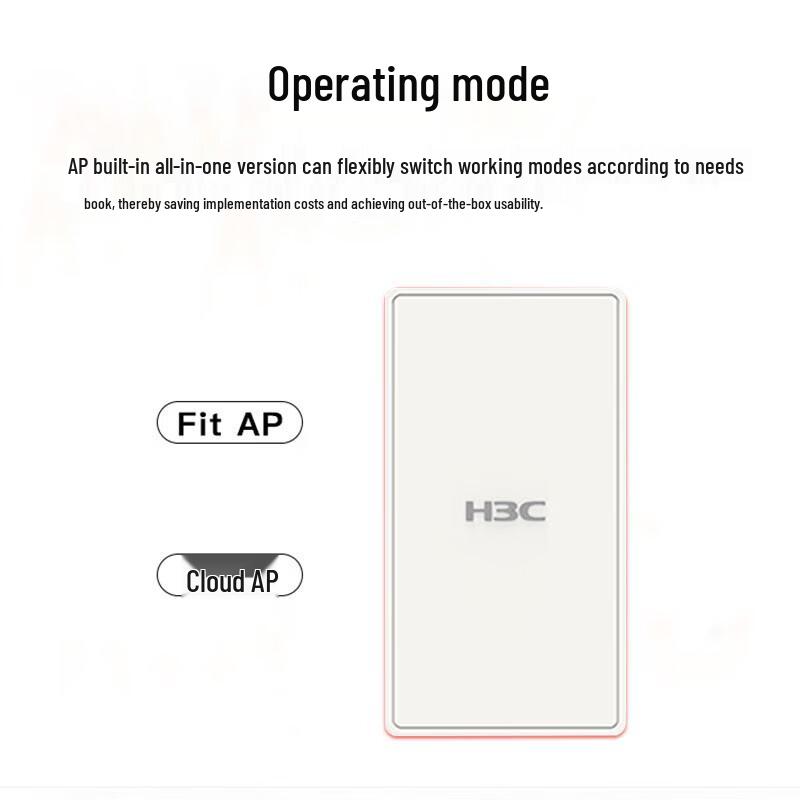 H3C WA6520H-LI-FIT Wi-Fi 6 Wall-Mount Access Point