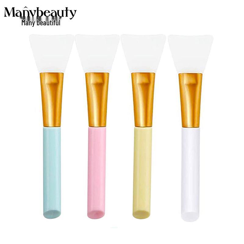 

Silicone Long-Handle Mask Brush - Soft Spa Tool for Mud Mask Mixing