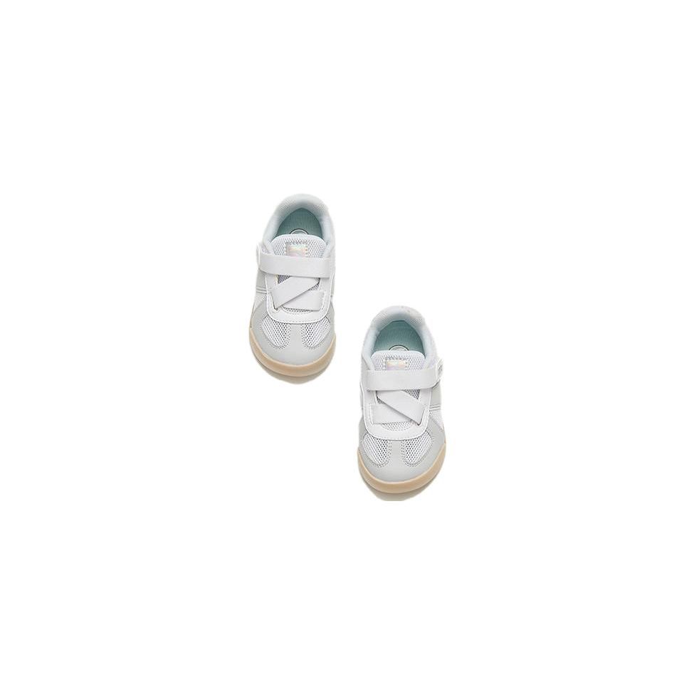 Anta Non-Slip Shock Absorbing Wear-Resistant Low-Top Sports Casual Shoes Baby Sneakers White Brown A322320065-2