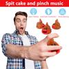 3Pcs Mini Funny Cute Creativ Squeezetongue Pop Out Toy Sensory Prank Props Poop Key Chain Pendant Halloween Decorations Gifts