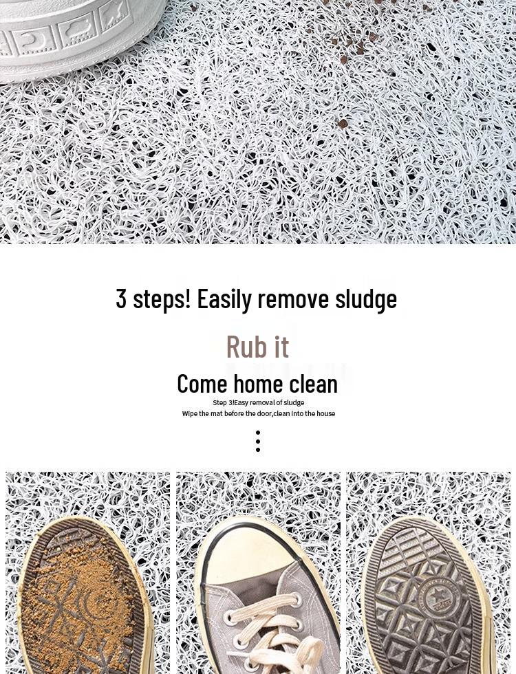 Cartoon Anti-slip Entrance Mat: Silk Loop, Dirt-resistant, Easy To Clean, Wear-resistant, Cuttable