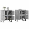 VidaXL Buffets 2 Pcs Concrete Grey Engineered Wood 3190185