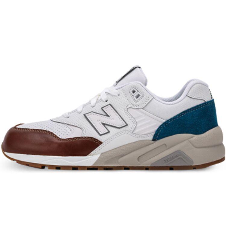

New Balance NB 580 Ретро Спортивная Обувь Унисекс Кроссовки Белый Синий Коричневый MRT580NM 42.5