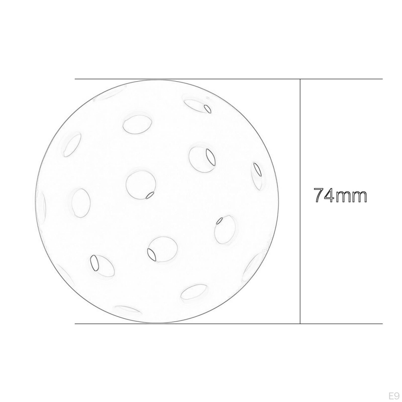 Palline Da Pickleball - Confezione Da 10 Con Borsa A Rete, Per Esterno, 40 Fori, USAPA Approved - Foto miniatura 5