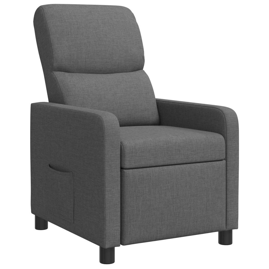 Recliner Dark Gray Polyester