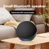 Alaxe Small Bluetooth Speaker Echo Dot 5th Outdoor Wireless Bluetooth Generation Mini RGB Speaker Home Subwoofer