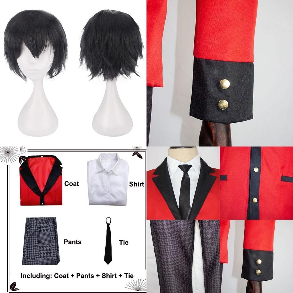 Kakegurui Jabami Yumeko Ryota Suzui Uniform Cosplay Costume With Fashionable Design And Comfortable Fit For Halloween Celebrations