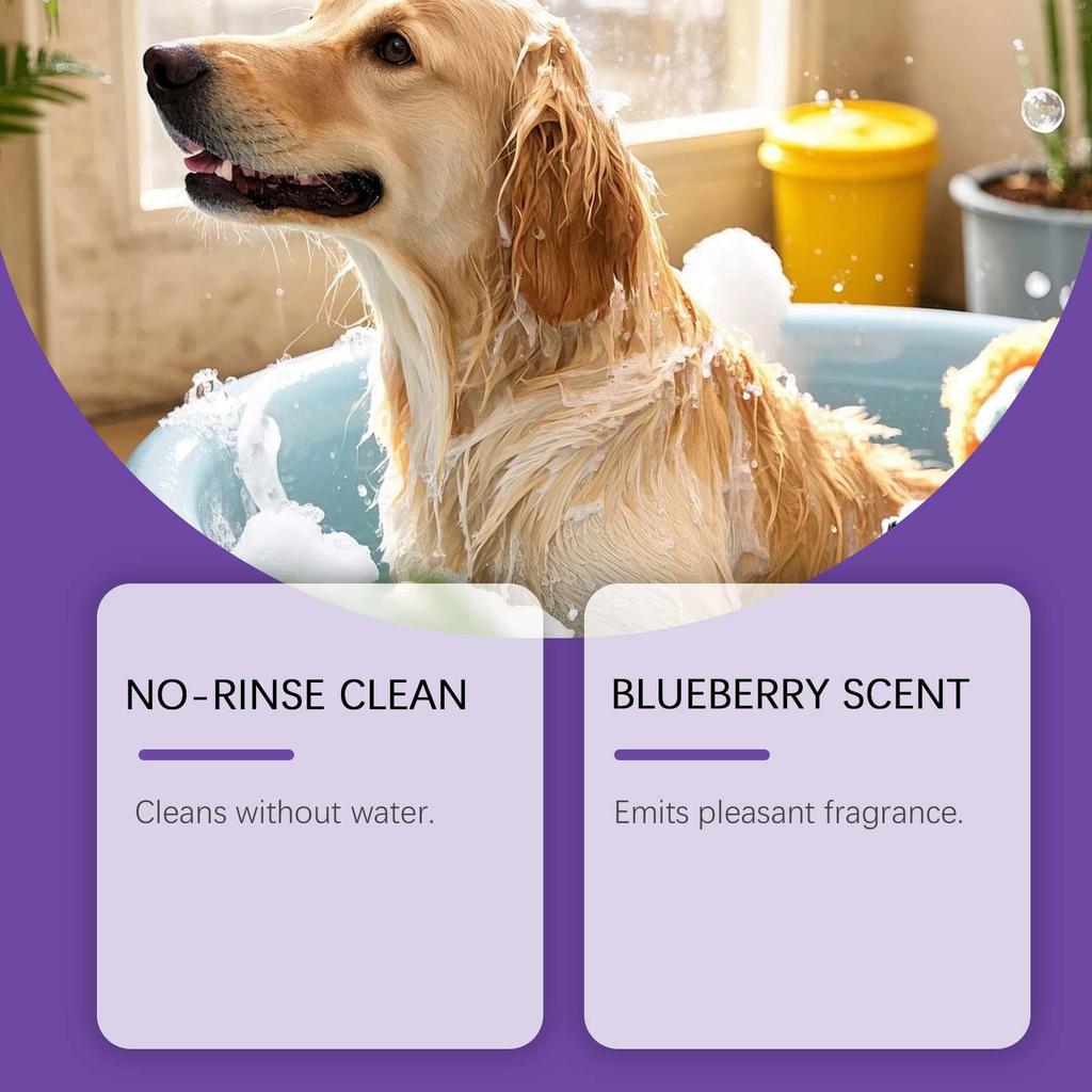 EELJOY Pet Cleaning Mousse: Gentle Odor Eliminator for Smooth, Shiny Fur