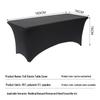Elastic Solid Color Square Tablecloth for Weddings, Hotels, and Exhibitions