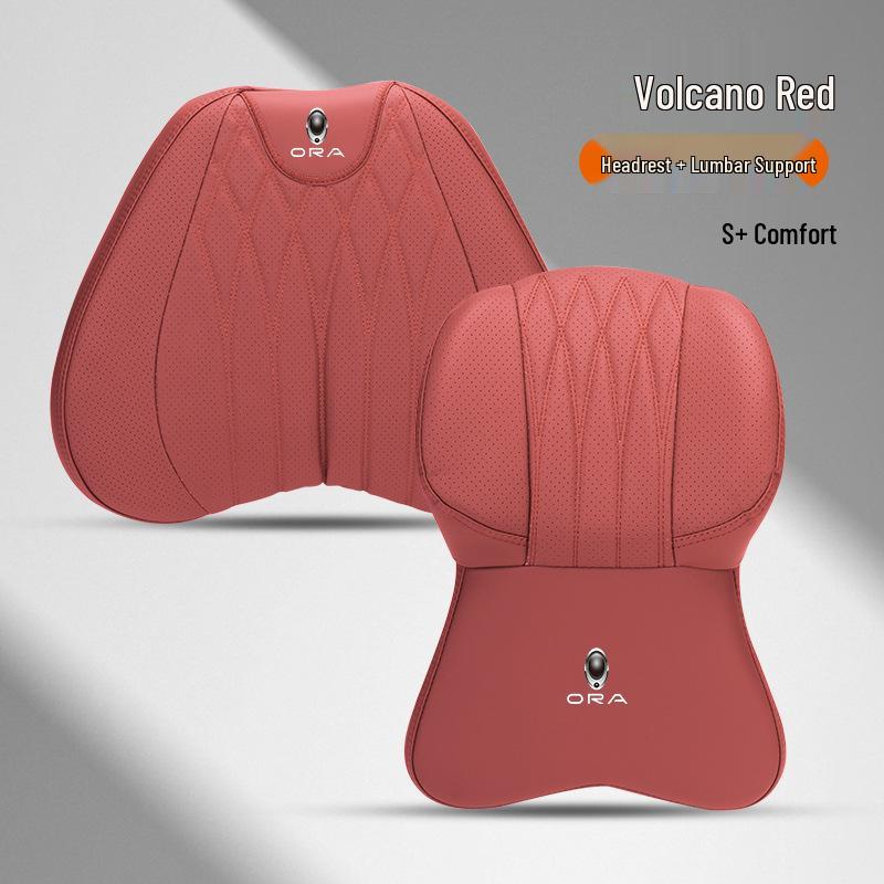 Good Cat Car Headrest & Lumbar Pillow Set for ORA Lightning/Ballet Cat Models