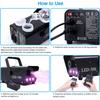 500W Stage Portable LED Full Color Smoke Machine Bar Wedding KTV Fog Maker