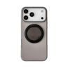 IP17 Promax Liquid Silicone Magnetic Phone Case with 360° Rotating Stand