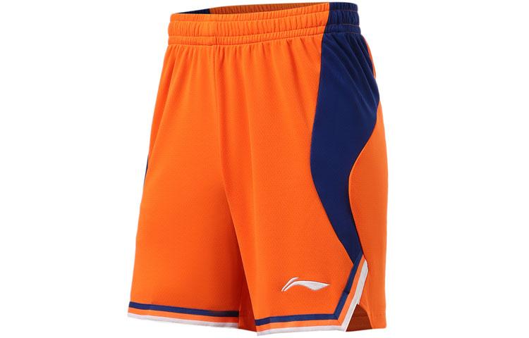 Li Ning Sports Basketball Collection Basketball Suit Men's Sun Orange AATR009-2