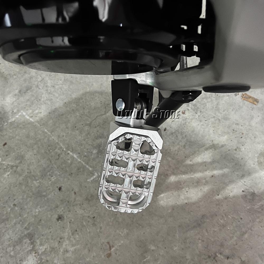 Motorcycle Accessories CNC Front Footrest Adjustable Extend Foot Pegs Foot Rest For CFMOTO 800MT CF 800 MT 900MT Explore
