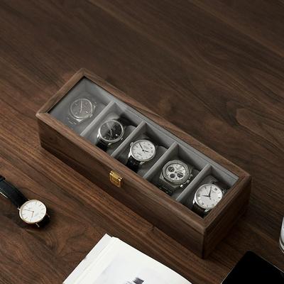 Solid Wood Watch Storage Box, Wooden for Storing Watches, High-end, Display Rack, Decorative Items