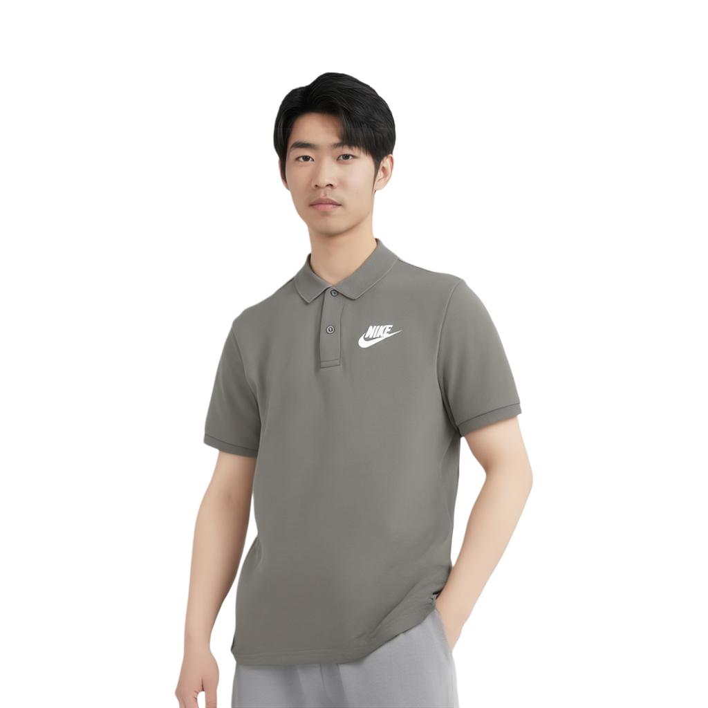 Nike Polo Shirts Men's Khaki Polo Collar Moderate Straight Fit DV9708-081