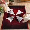 Umbrella Corporation Logo Floor Mat Design for Hallway Study room Dining Room Foyer Antislip Carpet Anime Office Decor Wedding Party Gift