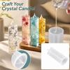 Cylinder Silicone for Candle Making Pointed Top Resin for DIY Crafts