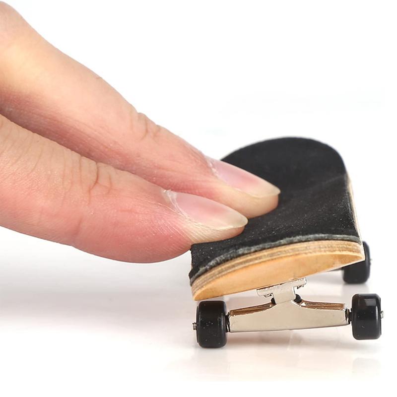 Maple Professional Finger Skateboard Wooden Fingerboard Wheels With Bearings Novelty Gifts Adults Children Cool Stuff Fun Toys