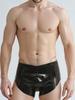 Sexy Cloth Latex Pvc Shiny Boxer Men'S Fashion Underwear Tigth Lingeries Pu Leather Man Underpants Stage Club Panties Male