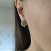 Silver Earrings with Chrysolite (60002313)