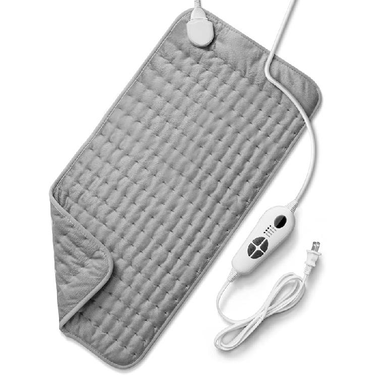 Heating Pad for Back Pain Relief, 12  X 24  X-Large Heating Pads for Cramps, Neck and Shoulder,Electric Heating Pad XL with 6 Fast Heating