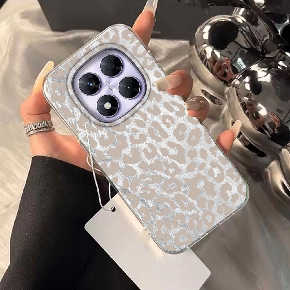 Vintage Black Leopard Phone Case for Xiaomi Redmi Note 14 13 12 11 11S 10 10S 9 Pro 9C 13C 14C A3 A4 A3X 9C A1 A2 Women Cover