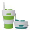 2 Pcs Collapsible Cup for Traveling 450ml Silicone Folding Camping Mug Leak Proof BPA Free Portable Reusable