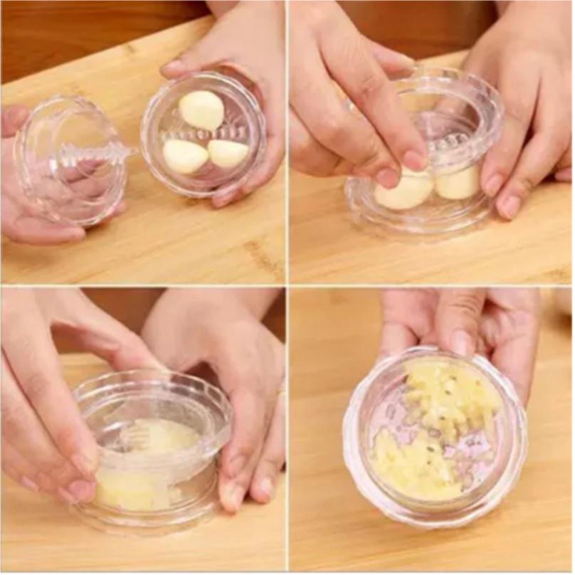 New Kitchen Multifunctional Garlic Crusher Manual Garlic Press Roll Crusher Chopper Home Appliance Kitchen Gadgets Accessories