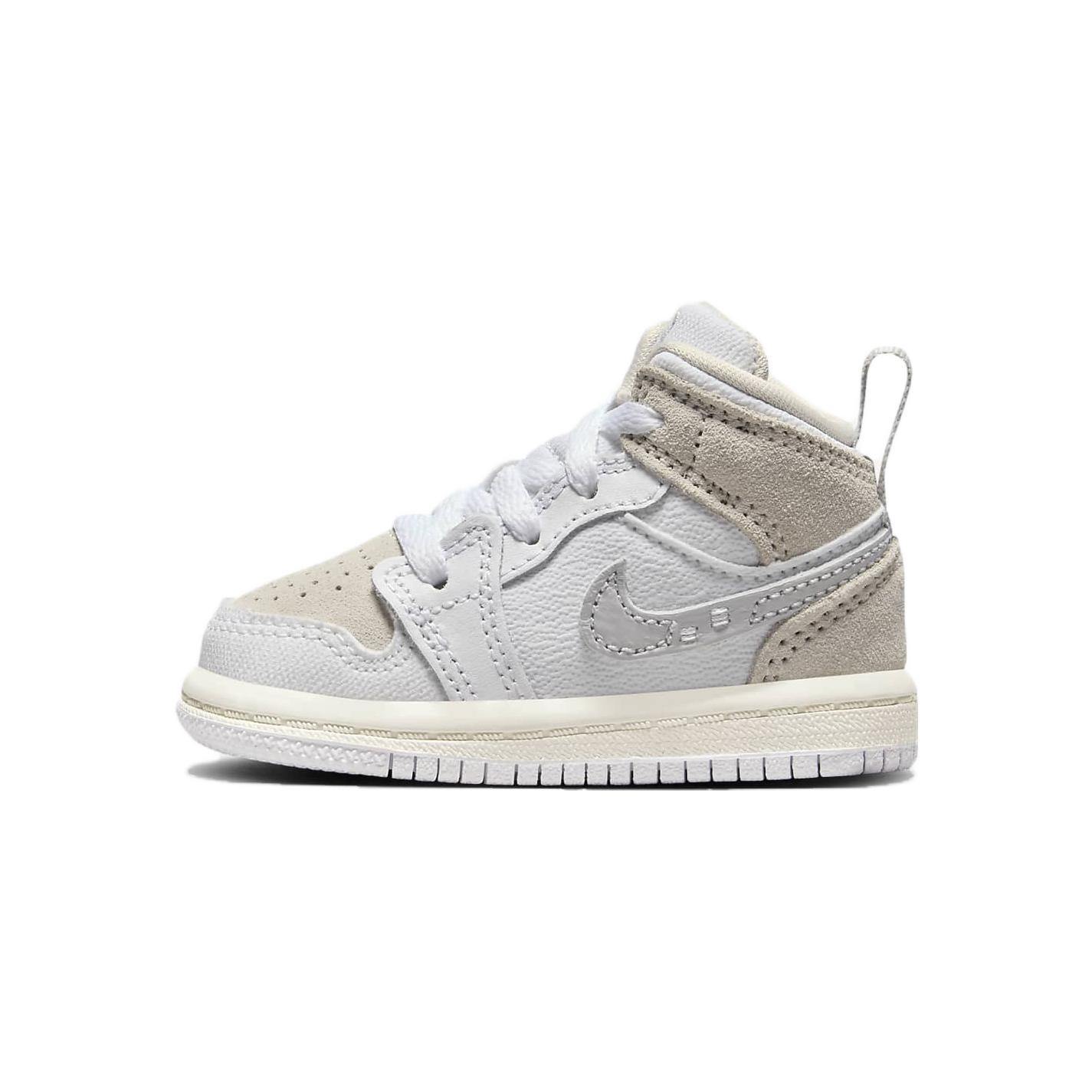 (TD) Air Jordan 1 Mid SE Craft Inside Out - White Sail Baby FB9140-120 EU 19.5